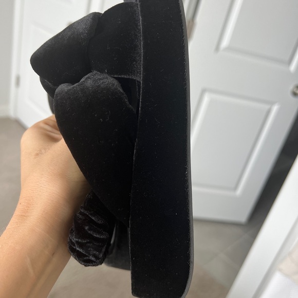 WOMENS FLAT | JEFFREY CAMPBELL SYING BLACK VELVET - Picture 10 of 11